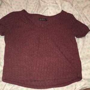 cotton on stripped crop top